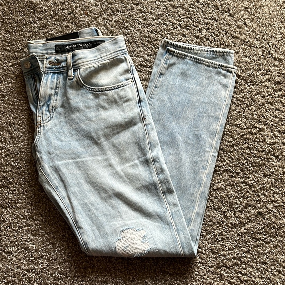 NWOT ARMANI EXCHANGE MENS JEANS. DENIM